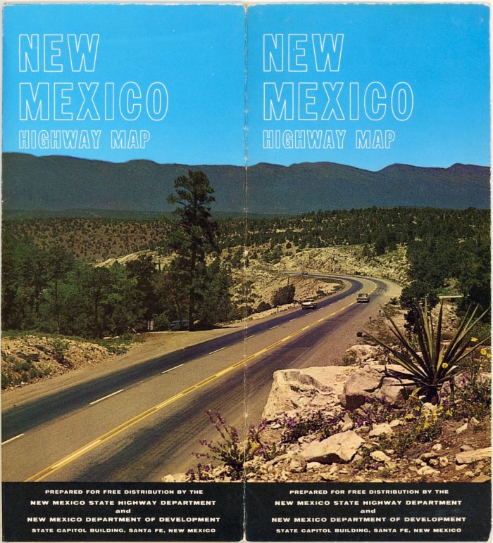 Early New Mexico State Highway Department Road Maps